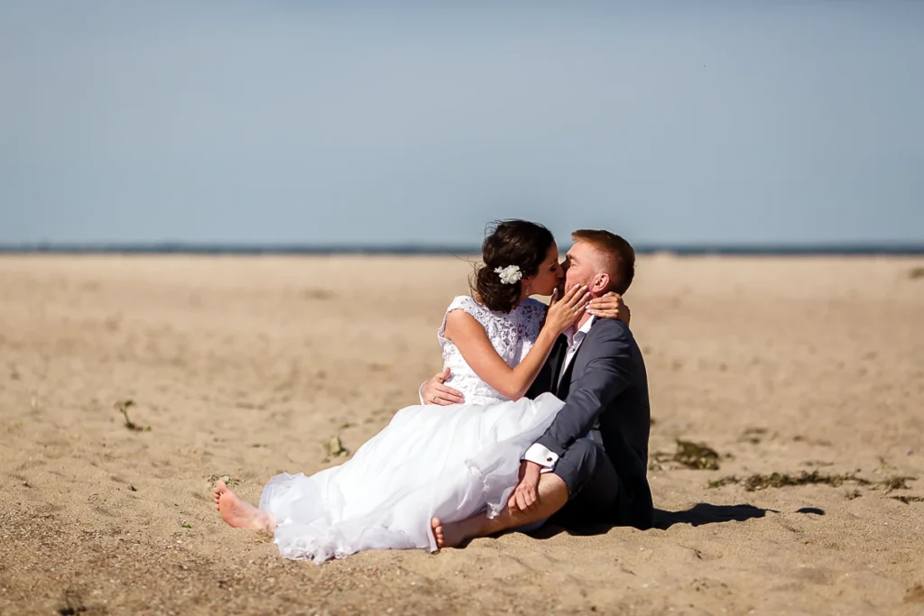 Cypl Rewski – romantyzm nad Bałtykiem plener ślubny nad morzem Łódź