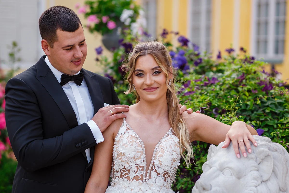 Plener ślubny w Wilanowie w Warszawie