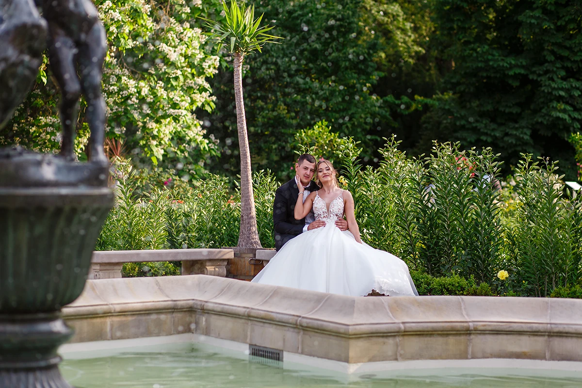 Plener ślubny w Wilanowie fotografia ślubna plenerowa Łódź Warszawa