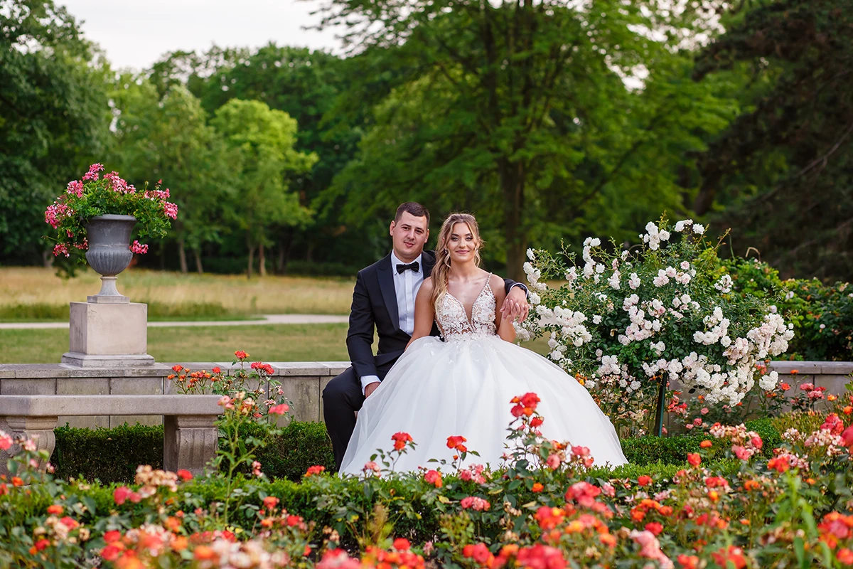 Plener ślubny w Wilanowie fotografia ślubna plenerowa Łódź Warszawa