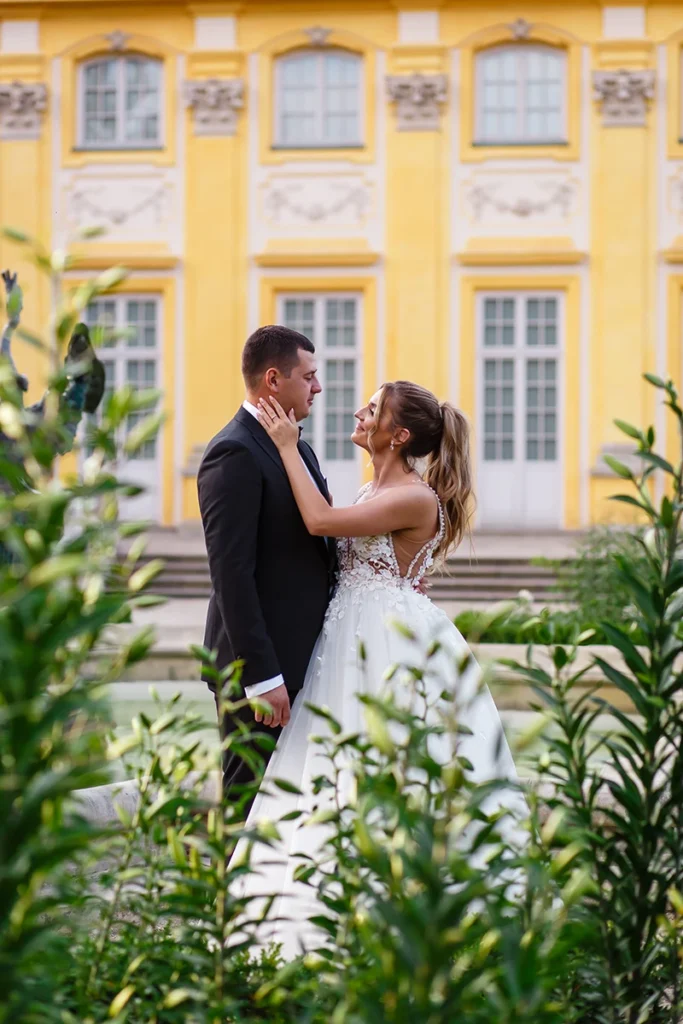 Plener ślubny w Wilanowie fotografia ślubna plenerowa Łódź Warszawa
