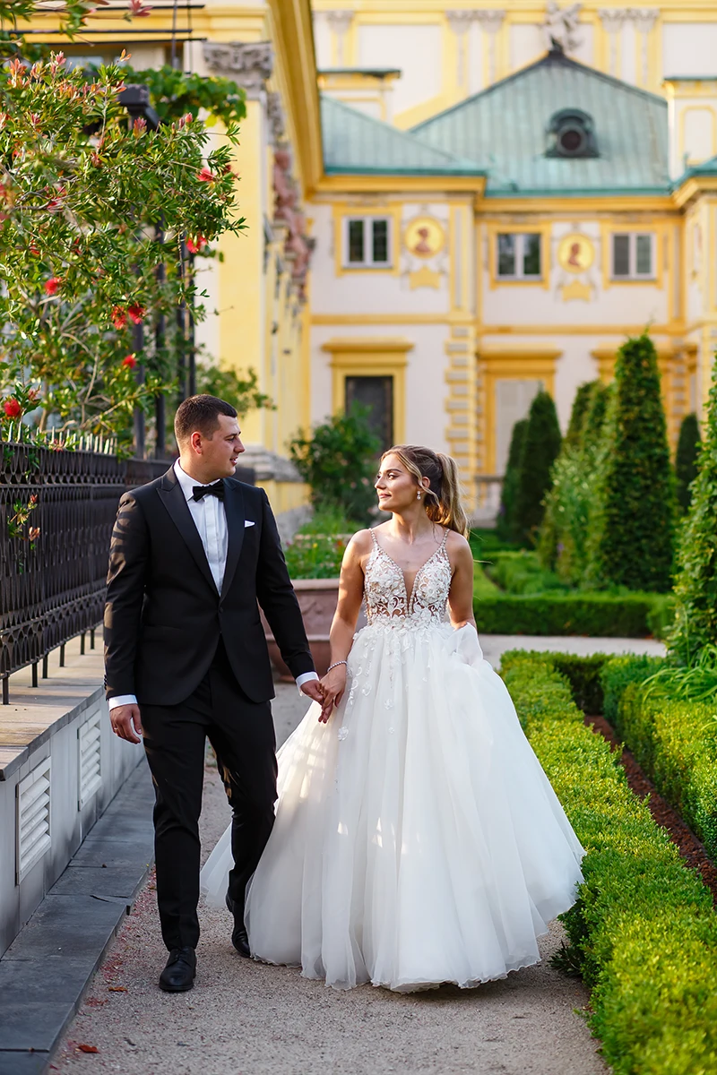 Plener ślubny w Wilanowie fotografia ślubna plenerowa Łódź Warszawa