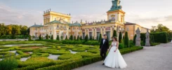 Plener ślubny w Wilanowie fotografia ślubna plenerowa